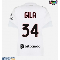 Ženski Nogometni dresi AC Milan Mario Gila #34 Gostujoči 2026-27 Kratek Rokav